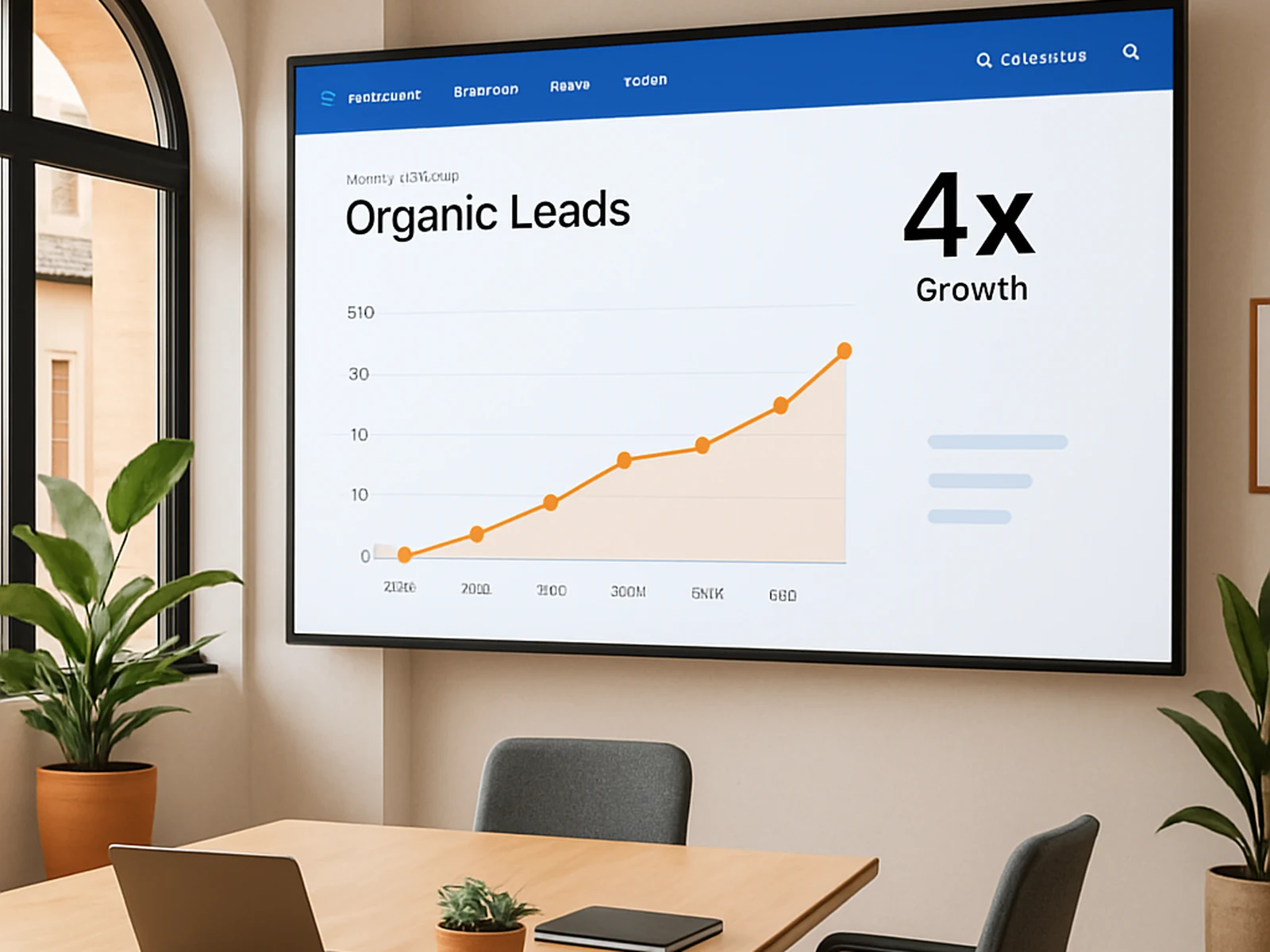Sevilla SaaS company: first-page presence from standing start